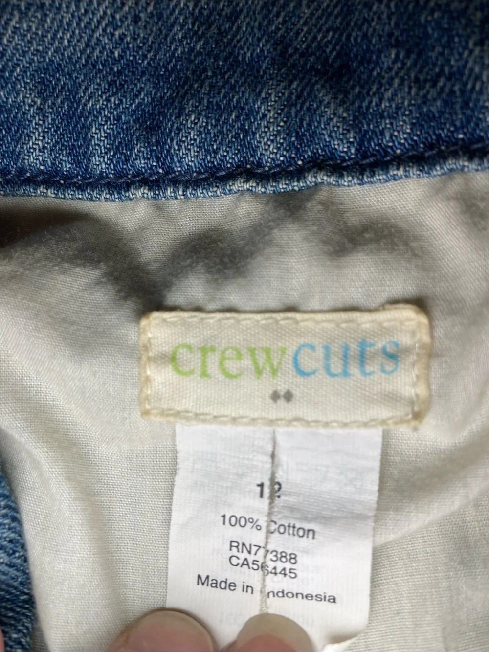 J. Crew Crewcuts Light Blue Denim Jacket for Kids